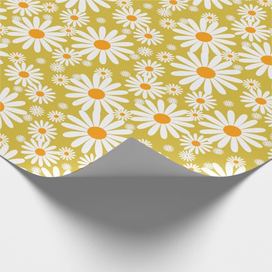 Superstijlvolle en moderne retro 60s 70s cadeautwr cadeaupapier (Hoek)