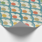 Superstijlvolle en moderne retro 60s 70s cadeautwr cadeaupapier (Hoek)