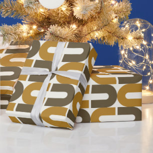 Superstijlvolle en moderne retro 60s 70s cadeautwr cadeaupapier