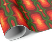 Superstijlvolle en moderne retro 60s 70s cadeautwr cadeaupapier (Rol Hoek)