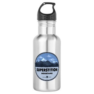 Superstition Mountains Arizona Kamperen Waterfles