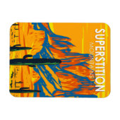 Superstition Mountains Arizona  Magneet (Horizontaal)