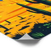 Superstition Mountains Arizona  Poster (Hoek)