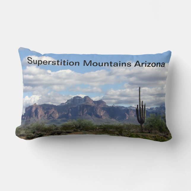 Superstitions Mountains Arizona Kussen (Voorkant)