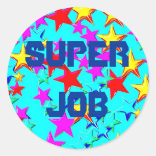 Supertaaster Ronde Sticker