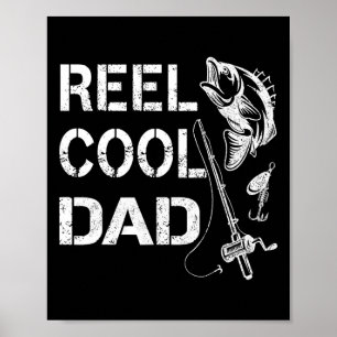 Supertolle papa visser vadersdag cadeau T-shirt Poster