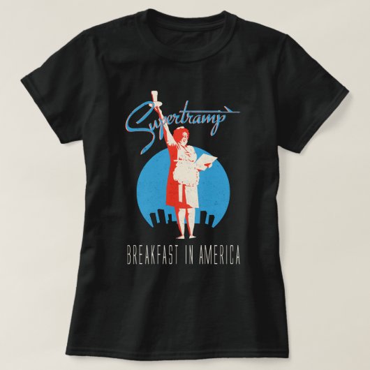 Supertramp Breakfast in America T-shirt (Design voorkant)