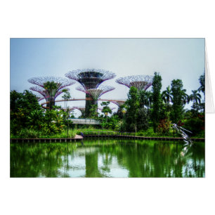 Supertrees et lac de libellule