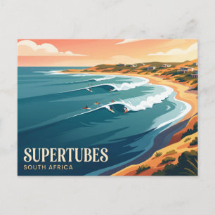 Supertubes Zuid-Afrika Briefkaart