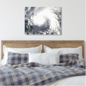 Supertyfoon Megi Canvas Afdruk (Insitu (Slaapkamer))