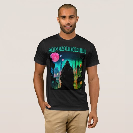 Superunknown Cyberpunk T-Shirt à Capuche (Devant entier)