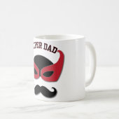Supervader met Mustache Koffiemok (Voorkant rechts)