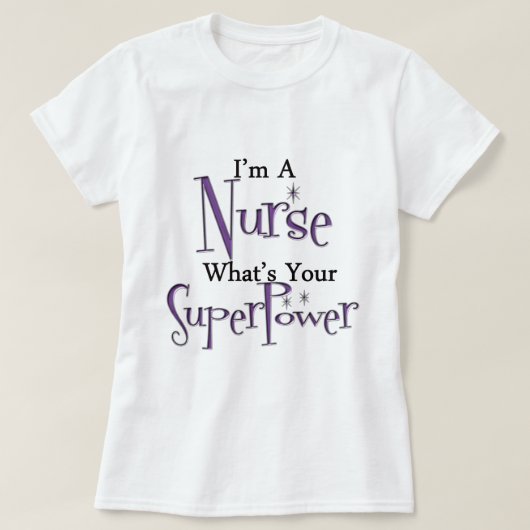 Superverpleegster T-shirt (Design voorkant)