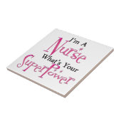 Superverpleegster Tegeltje (Zijkant)