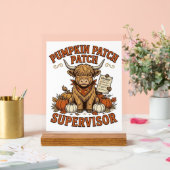 Superviseur de la section citrouilles Vache Highla (Mariage)