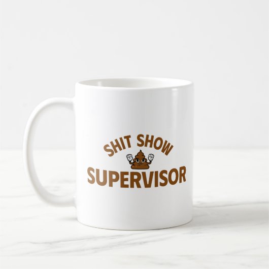 Superviseur de spectacle drôle mug Chut (Gauche)