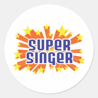 Superzangeres Ronde Sticker