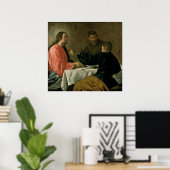 Supper bij Emmaus, 1620 Poster (Thuiskantoor)