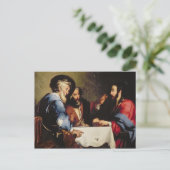 Supper bij Emmaus Briefkaart (Staand voorkant)