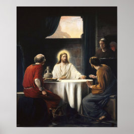 Supper bij Emmaus Poster