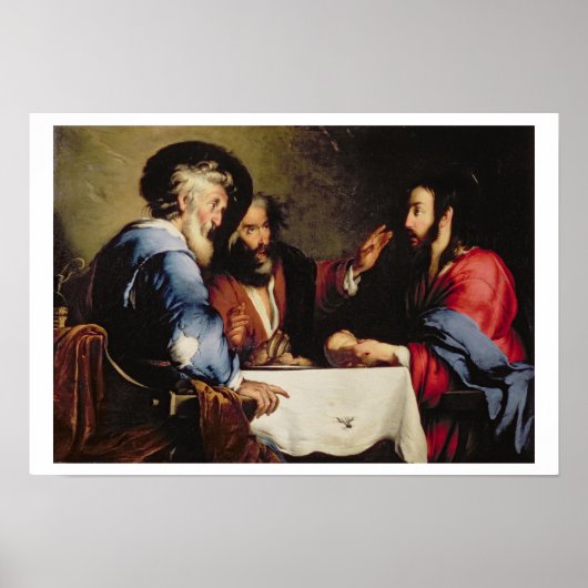 Supper bij Emmaus Poster (Voorkant)
