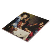 Supper bij Emmaus Tegeltje (Zijkant)