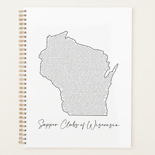 Supper Clubs of Wisconsin Planner (Voorkant)