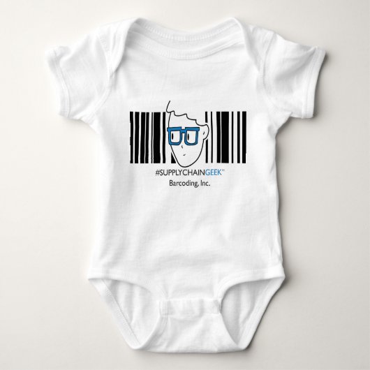 #SupplyChainGeek Kinder en Baby Romper (Voorkant)