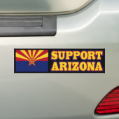 Support Arizona Bumpersticker (Op auto)