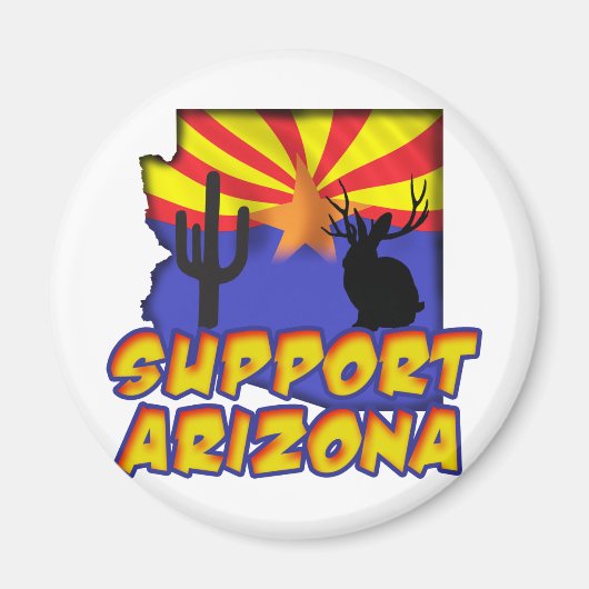 Support Arizona Magneet (Voorkant)