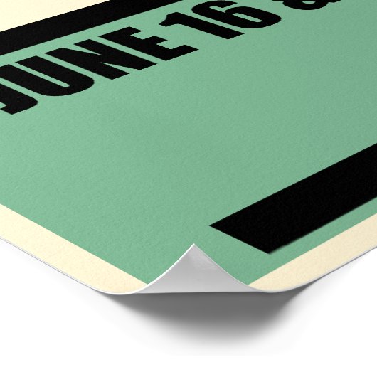 Support Arts Live Music Poster (Coin)