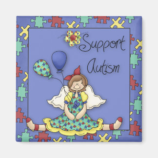 Support Autism Fridge Magnet