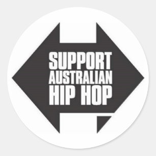 Support Autocollant hip hop australien