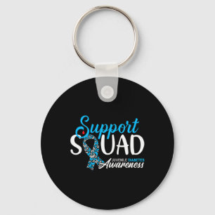 Support Awareness Squad I Juvenile T1d Type 1 Diab Sleutelhanger