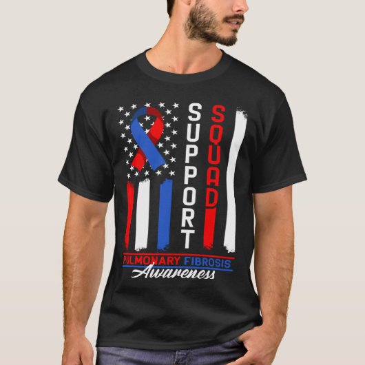 Support Awareness Squad I Pulmonary Embolism & Fib T-shirt (Voorkant)