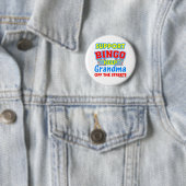 Support Bingo Grandma Ronde Button 5,7 Cm (In situ)