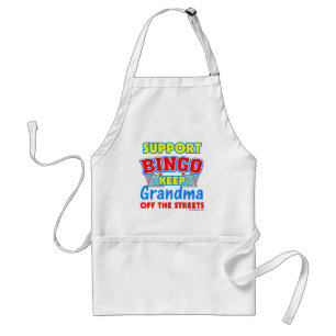 Support Bingo Grandma Standaard Schort