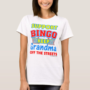 Support Bingo Grandma T-shirt