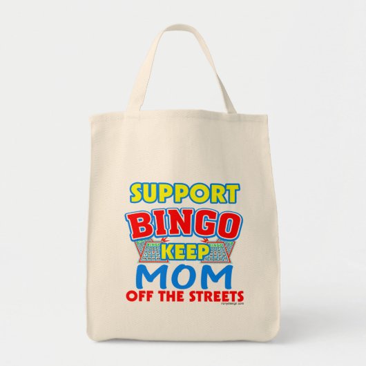 Support Bingo mama Tote Bag (Voorkant)