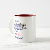 Support Bingo Tweekleurige Koffiemok (Voorkant links)