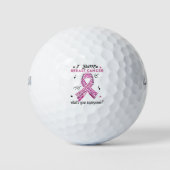Support Breast Cancer Warrior Gifts Golfballen (Voorkant)