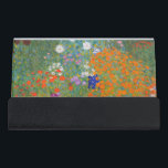 Support Carte De Visite Gustav Klimt Fleur Jardin Cottage Nature<br><div class="desc">Un beau tableau de jardin - c'est un tableau classique de Gustav Klimt,  appelé Cottage Garden,  ou Bauergarten,  1907,  qui est un gros plan d'un jardin fleuri,  un tableau floral coloré.</div>