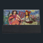 Support Carte De Visite Mona Lisa Romantic Funny Art coloré<br><div class="desc">Cette merveilleuse invitation prend des éléments de la Mona Lisa et de Van Gogh's Starry nuit pour faire un thème mariage exceptionnellement unique et fantasque stationnaire pour une invitation, merci, numéro de table, et plus encore! Mona Lisa - Cette image présente la Mona Lisa avec son homme, dansant dans la...</div>