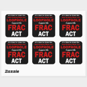 Support de la loi FRAC - Stickers Carrés (Feuille)