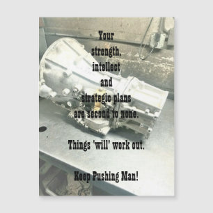 Support de sa carte de voeux magnétique