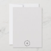 Support de sa carte de voeux plate (Dos)