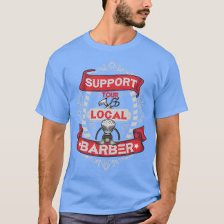 Support de votre Barber TShirt local