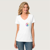 support design de t-shirt arc-en-ciel graphique vé (Devant entier)