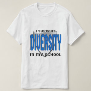 Support Diversiteit op mijn school T-shirt