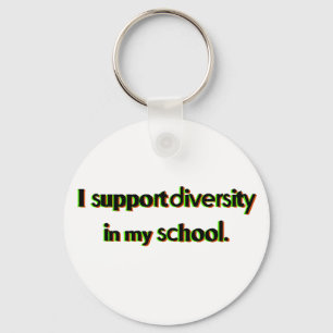 Support Diversity in My School Sleutelhanger